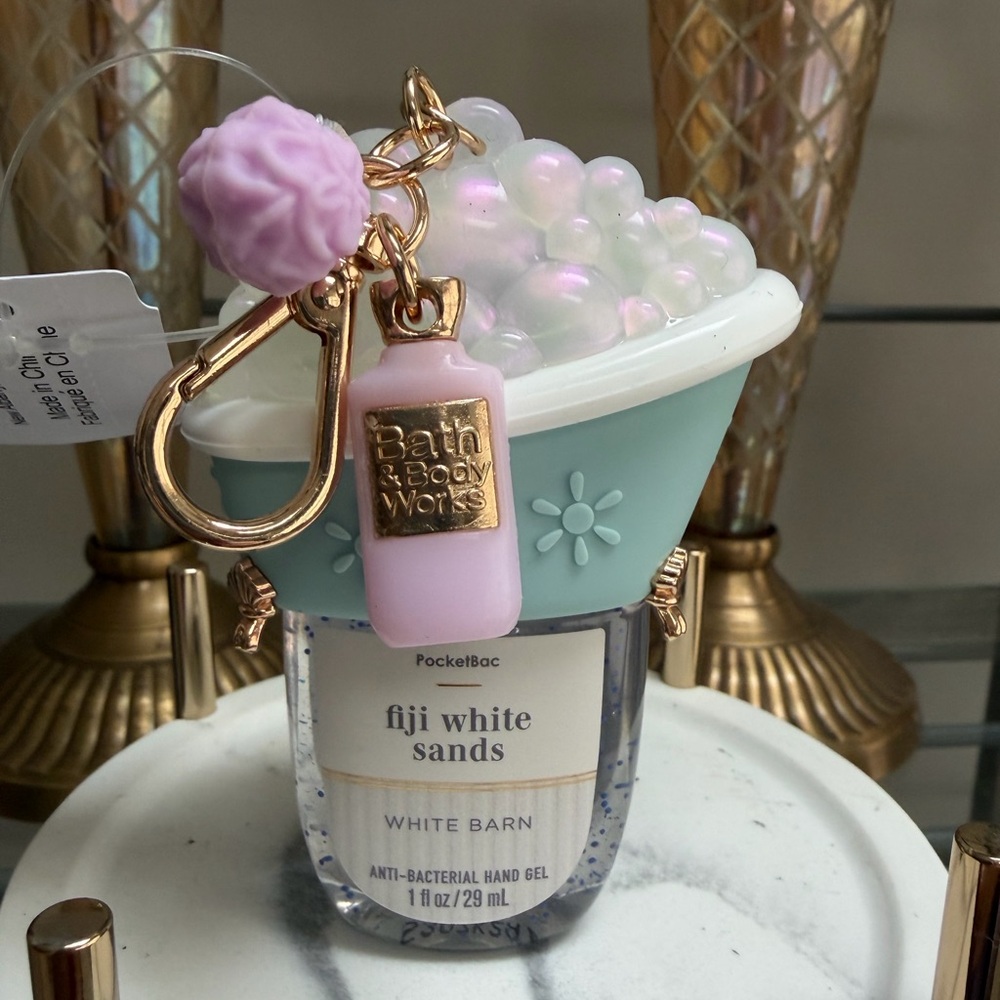 Bath & Body Works Blue and Pink Bathtub PocketBac Holder with Bac NWT Early 2026